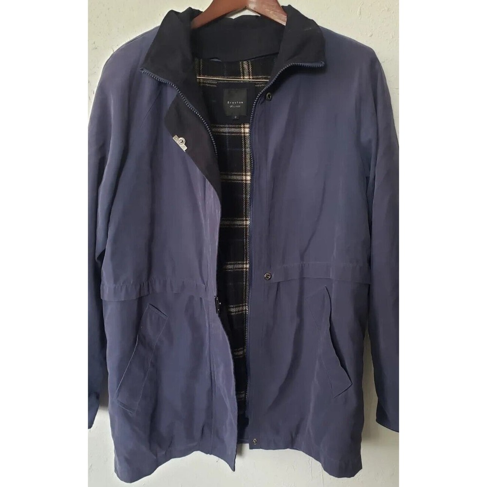 Braeton Womens NAVY BLUE Fleece Lined Coat Jacket Size Small Spring Fall Outdoor